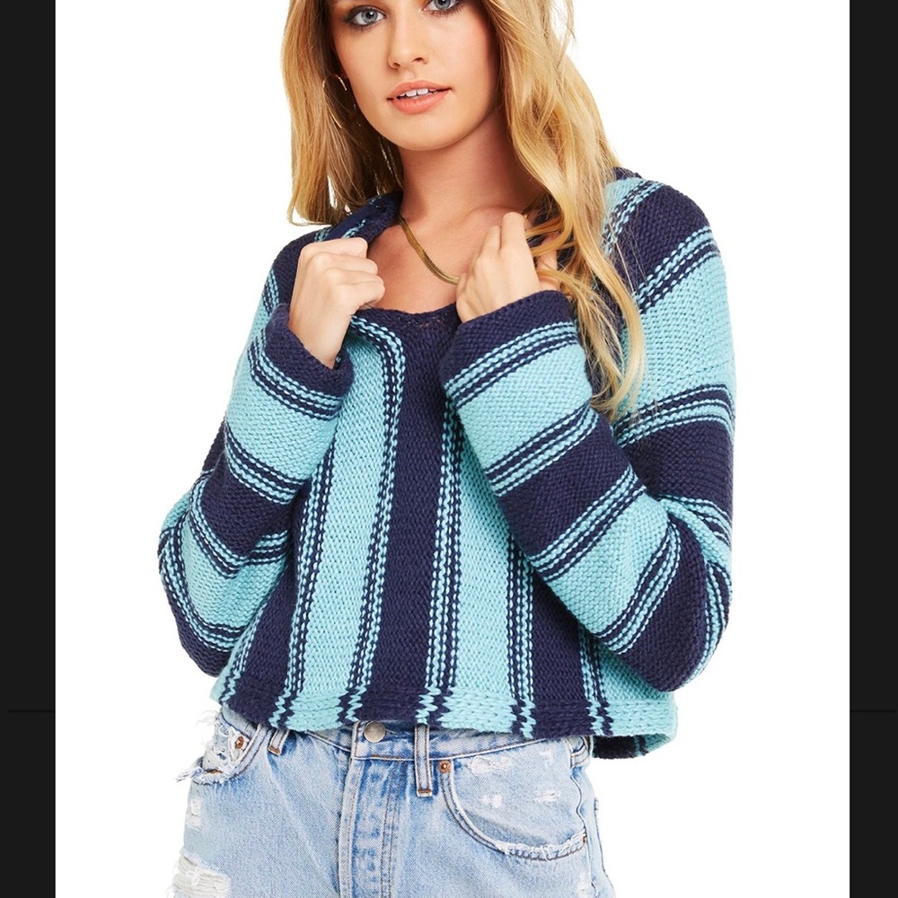 WILDFOX Hermosa Cropped Hoodie Sweater